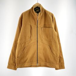 〇〇 Livity メンズ ジャケット ヘンプ100％ サイズL ブラウン Bランク