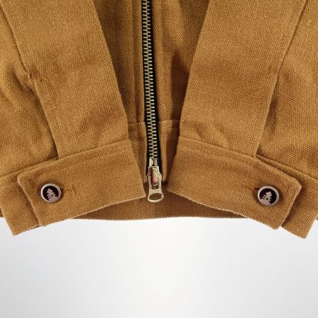  Livity メンズ ジャケット ヘンプ100％ サイズL ブラウン