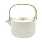 〇〇 Marimekko マリメッコ ウニッコ ティーポット ホワイト Sランク