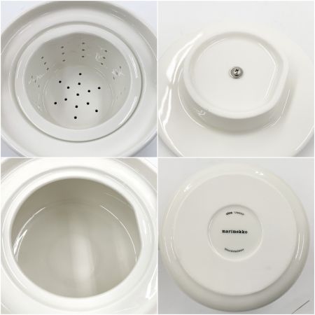  Marimekko マリメッコ ウニッコ ティーポット ホワイト