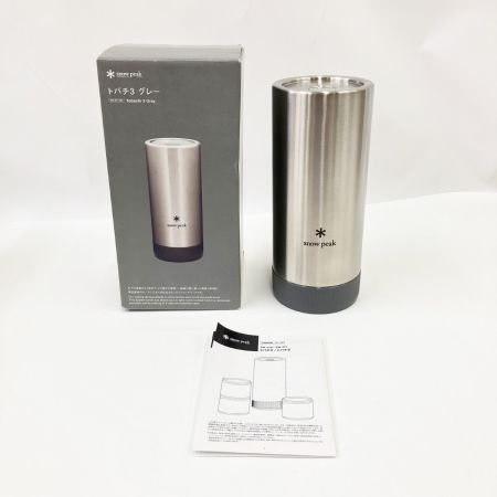  snowpeak スノーピーク ランチウェア トバチ3 グレー TW271-GY 未使用品