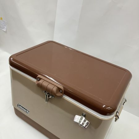  Coleman コールマン 54QT スチールベルトクーラー バターナッツ 2161177 現状渡し