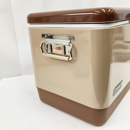  Coleman コールマン 54QT スチールベルトクーラー バターナッツ 2161177 現状渡し