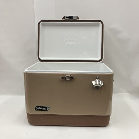  Coleman コールマン 54QT スチールベルトクーラー バターナッツ 2161177 現状渡し