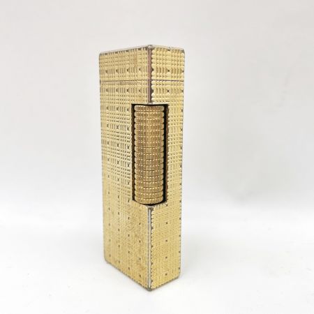  dunhill ダンヒル ガスライター ガス無し 着火未確認 ゴールド ジャンク品 現状渡し