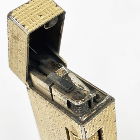  dunhill ダンヒル ガスライター ガス無し 着火未確認 ゴールド ジャンク品 現状渡し