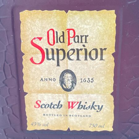  Old Parr オールドパー Superior スコッチウイスキー 750ml 43％