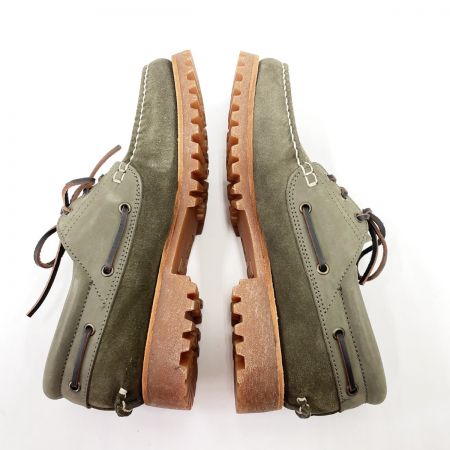  Timberland ティンバーランド デッキシューズ AUTHENTICS 3EYE CLASSIC LUG サイズ27cm TB0A2AA3A58 ダークグリーン