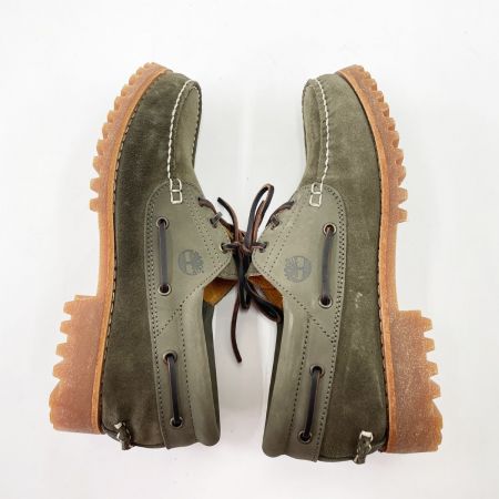  Timberland ティンバーランド デッキシューズ AUTHENTICS 3EYE CLASSIC LUG サイズ27cm TB0A2AA3A58 ダークグリーン
