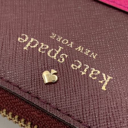  Kate Spade ケイトスペード ラウンドファスナー 長財布 ピンク