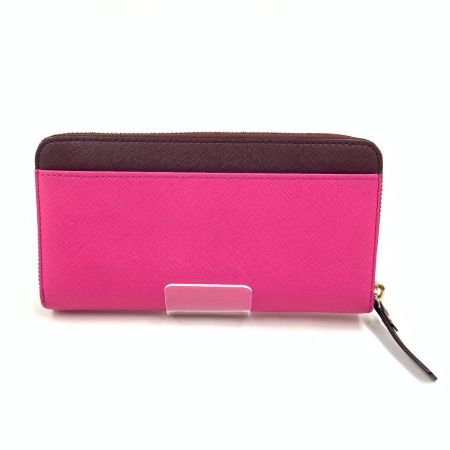  Kate Spade ケイトスペード ラウンドファスナー 長財布 ピンク