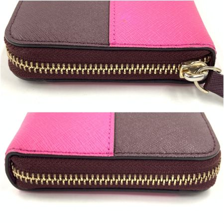  Kate Spade ケイトスペード ラウンドファスナー 長財布 ピンク