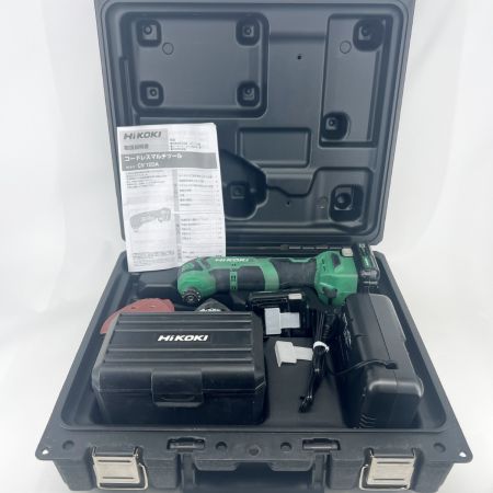  HiKOKI ハイコーキ マルチツール 充電器・充電池2個・ケース付 コードレス式 10.8v CV12DA グリーン