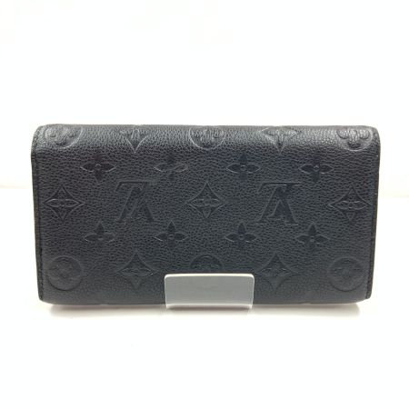  LOUIS VUITTON ルイヴィトン アンプラント ポルトフォイユ サラ 二つ折り財布 M82257 ブラック