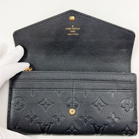 LOUIS VUITTON ルイヴィトン アンプラント ポルトフォイユ サラ 二つ折り財布 M82257 ブラック