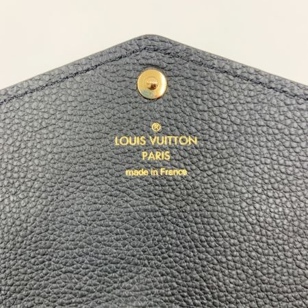  LOUIS VUITTON ルイヴィトン アンプラント ポルトフォイユ サラ 二つ折り財布 M82257 ブラック