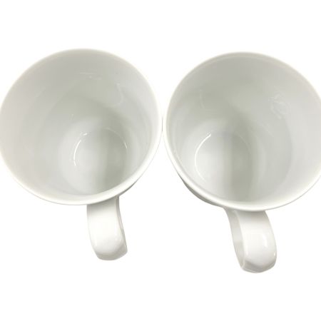  ROYAL COPENHAGEN ロイヤル・コペンハーゲン フルーテッド シグネチャー ペア マグカップ Lサイズ 2Pセット ホワイト
