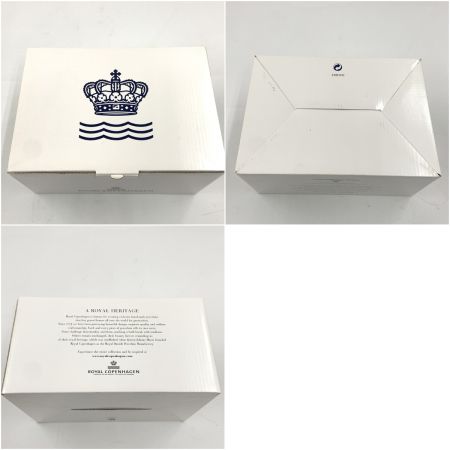  ROYAL COPENHAGEN ロイヤル・コペンハーゲン フルーテッド シグネチャー ペア マグカップ Lサイズ 2Pセット ホワイト