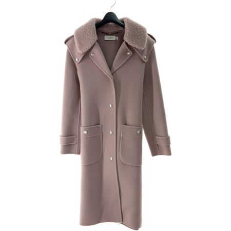  COACH コーチ ロング コート ローズピンク ピンク