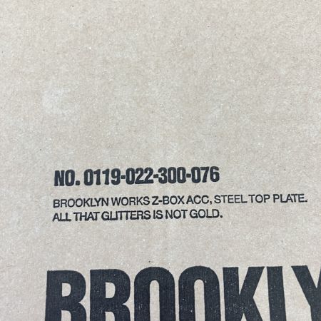  BROOKLYN WORKS メタルプレート 天板 TAN 0119-022-300-076 未開封品 