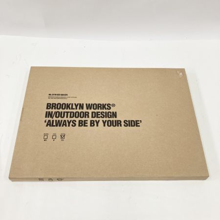  BROOKLYN WORKS ブルックリンワークス メタルプレート 天板 KHAKI 0119-022-300-076 未開封品 