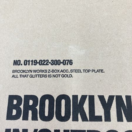  BROOKLYN WORKS ブルックリンワークス メタルプレート 天板 KHAKI 0119-022-300-076 未開封品 