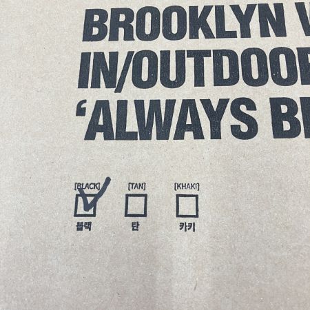  BROOKLYN WORKS ブルックリンワークス メタルプレート 天板 BLACK 0119-022-300-076 未開封品 