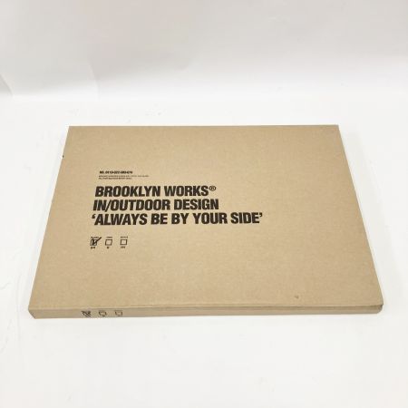  BROOKLYN WORKS ブルックリンワークス メタルプレート 天板 BLACK 0119-022-300-076 未開封品 