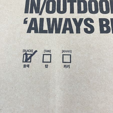  BROOKLYN WORKS ブルックリンワークス メタルプレート 天板 BLACK 0119-022-300-076 未開封品 