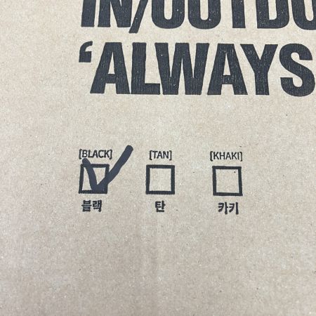  BROOKLYN WORKS メタルプレート 天板 BLACK 0119-022-300-076 未使用品