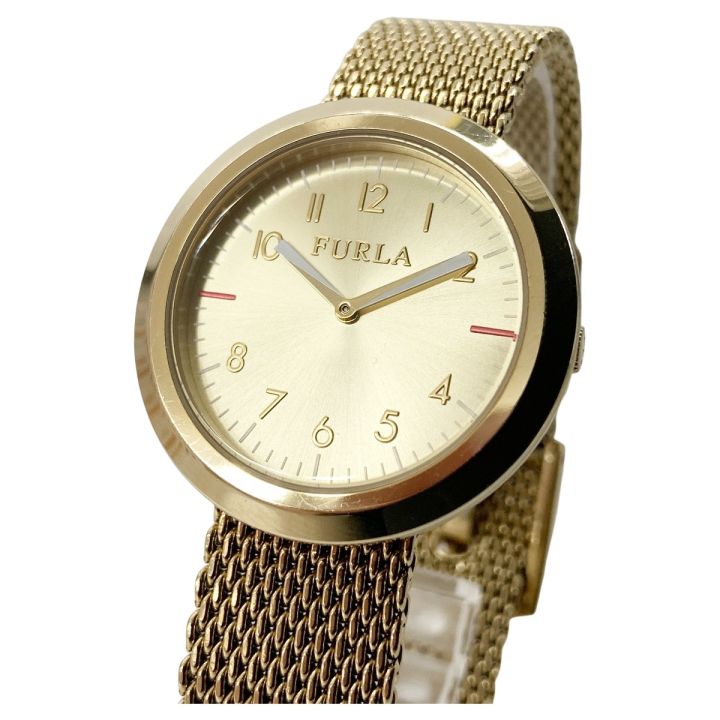 フルラ時計 ゴールド FURLA フルラ バングルウォッチ 腕時計 ゴールド