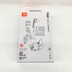 〇〇 JBL ジェー・ビー・エル Tune Flex Ghost Edition ワイヤレス イヤホン JBLTFLEXGWHT 未使用品 Sランク