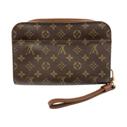 〇〇 LOUIS VUITTON ルイヴィトン モノグラム オルセー セカンドバッグ  M51790 ブラウン Bランク