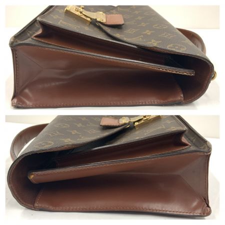  LOUIS VUITTON ルイヴィトン モノグラム モンソー28 ユニセックス 2WAYバッグ M51185 ブラウン ジャンク品 現状渡し