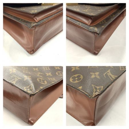  LOUIS VUITTON ルイヴィトン モノグラム モンソー28 ユニセックス 2WAYバッグ M51185 ブラウン ジャンク品 現状渡し