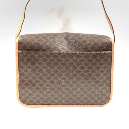  CELINE セリーヌ マカダム ショルダーバック M14 Ｍ14 ブラウン