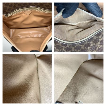  CELINE セリーヌ マカダム ショルダーバック M14 Ｍ14 ブラウン