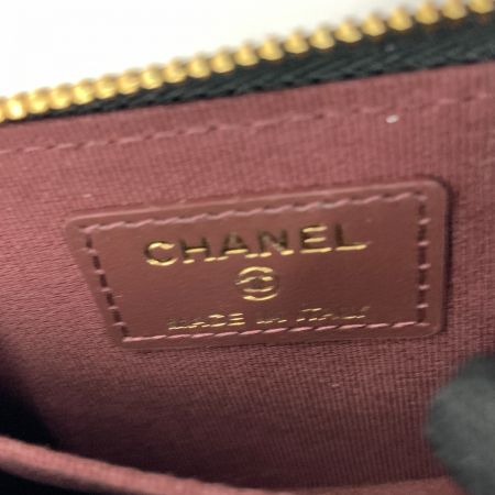  CHANEL シャネル マトラッセ クラシック ジップ コインパース キャビアスキン コインケース AP0216 ブラック