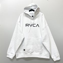 〇〇 RVCA ルーカ メンズ パーカー サイズXL ホワイト Sランク