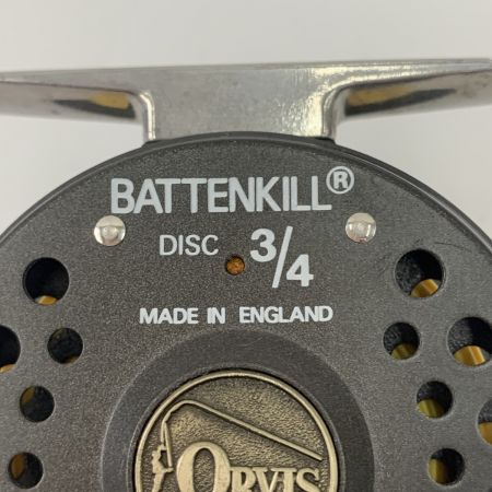  ORVIS BATTENKILL ケース付 バテンキル ディスク 3/4 DISC 3/4 フライリール