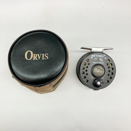  ORVIS BATTENKILL ケース付 バテンキル ディスク 3/4 DISC 3/4 フライリール