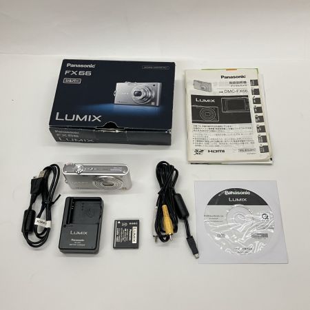  Panasonic パナソニック LUMIX ルミックス コンパクト デジタルカメラ DMC-FX66 現状渡し