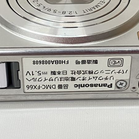  Panasonic パナソニック LUMIX ルミックス コンパクト デジタルカメラ DMC-FX66 現状渡し