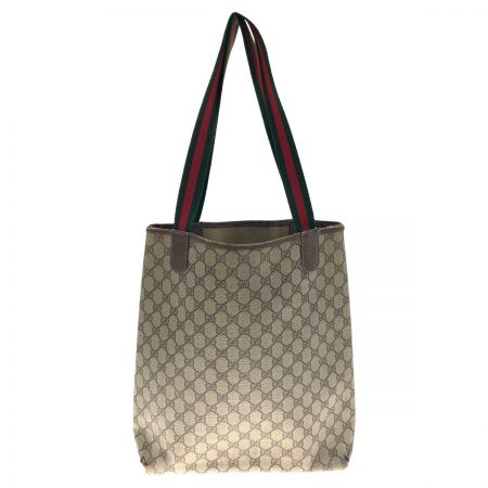  GUCCI グッチ オールドグッチ GGプラス トートバッグ  39-02-003 ベージュ ジャンク品 現状渡し