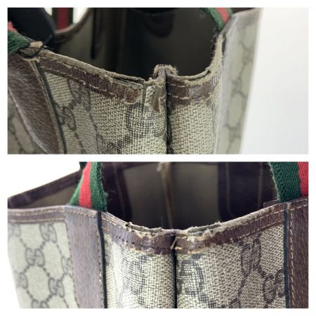  GUCCI グッチ オールドグッチ GGプラス トートバッグ  39-02-003 ベージュ ジャンク品 現状渡し