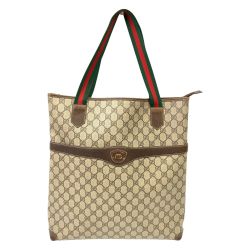 〇〇 GUCCI グッチ オールドグッチ シェリーライン GGプラス トートバッグ 002・40・0694 ベージュ Cランク
