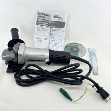  HiKOKI ハイコーキ 100mm電気 ディスクグラインダ  G10SHA ライトグレー