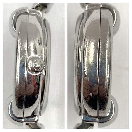  GUCCI グッチ バングルウォッチ ピンクシェル クォーツ腕時計　 1400L シルバー