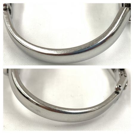  GUCCI グッチ バングルウォッチ ピンクシェル クォーツ腕時計　 1400L シルバー