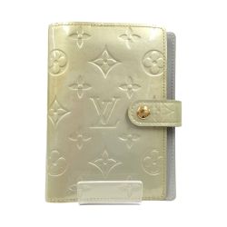 〇〇 LOUIS VUITTON ルイヴィトン モノグラム ヴェルニ アジェンダ PM 手帳カバー R21010   グリーン Cランク